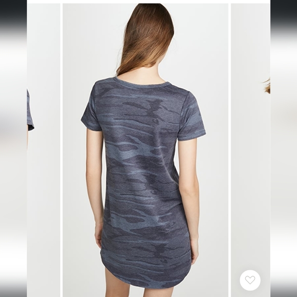 Z Supply Camo Teeshirt Dress XS - Picture 2 of 6